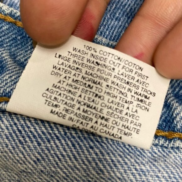 Vintage Levi’s 631 White Orange Tab Light Wash Curvy High Rise Mom Jeans 28 - Picture 6 of 15